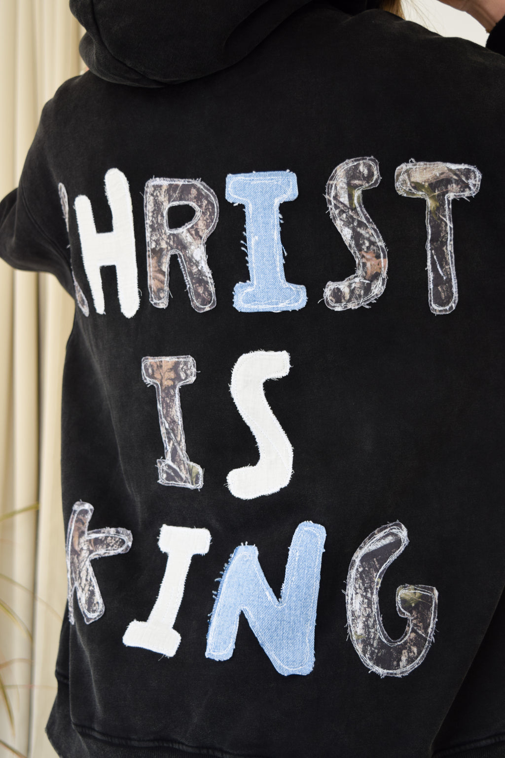 Christ Is King Hoodie -Large